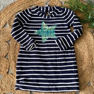 Gymboree— Striped star details dress. Sz‎ 6